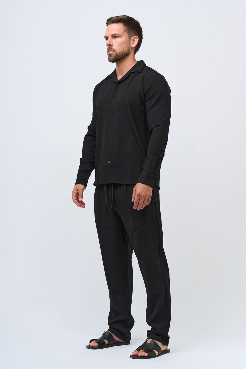TWIN SET SHIRT - BLACK