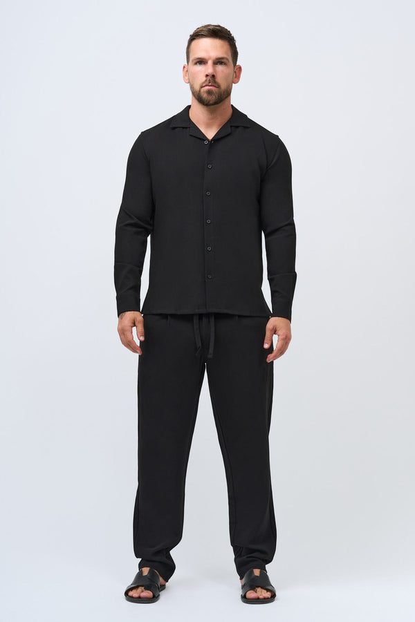 TWIN SET SHIRT - BLACK