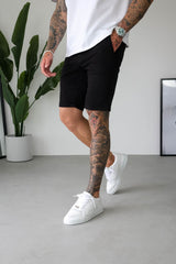 SLIM CHINO SHORT - BLACK