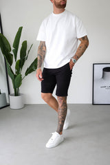 SLIM CHINO SHORT - BLACK