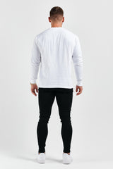 LEGEND BASICS LONG SLEEVE T-SHIRT - WHITE