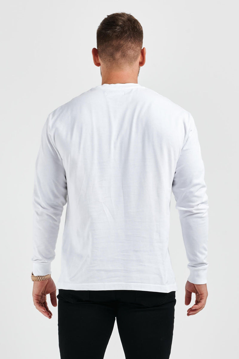 LEGEND BASICS LONG SLEEVE T-SHIRT - WHITE