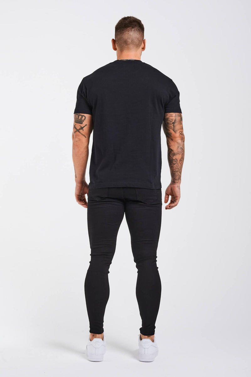 PREMIUM BASICS T-SHIRT (NO LOGO) - BLACK