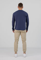 LONG SLEEVE BASICS - INDIGO NAVY