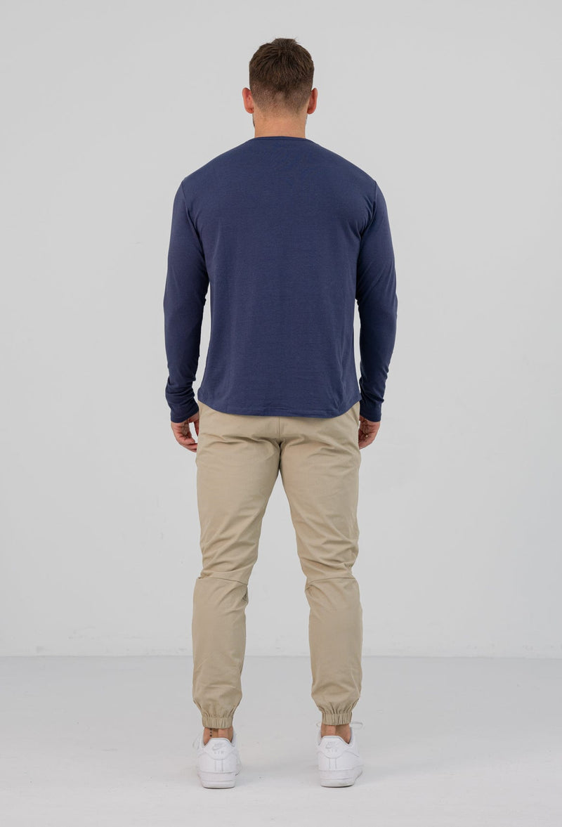 LONG SLEEVE BASICS - INDIGO NAVY