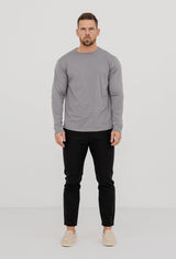 LONG SLEEVE BASICS - SLATE GREY