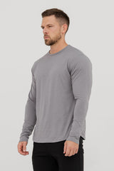 LONG SLEEVE BASICS - SLATE GREY