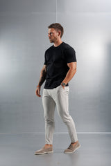 MERCERISED T-SHIRT - BLACK