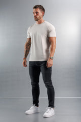 MERCERISED T-SHIRT - CREME