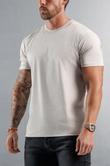 MERCERISED T-SHIRT - CREME