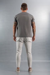 MERCERISED T-SHIRT - DARK GREY
