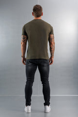 PREMIUM BASICS T-SHIRT - ARMY GREEN