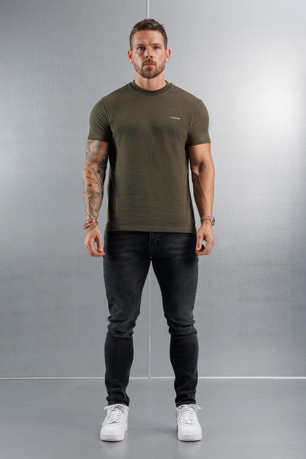 PREMIUM BASICS T-SHIRT - ARMY GREEN