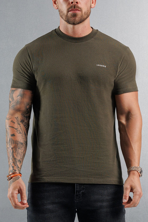 PREMIUM BASICS T-SHIRT - ARMY GREEN