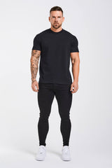 PREMIUM BASICS T-SHIRT (NO LOGO) - BLACK