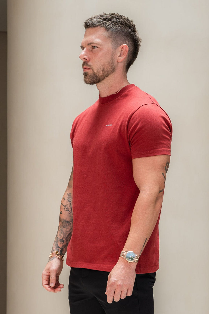 PREMIUM BASICS T-SHIRT - BURGUNDY