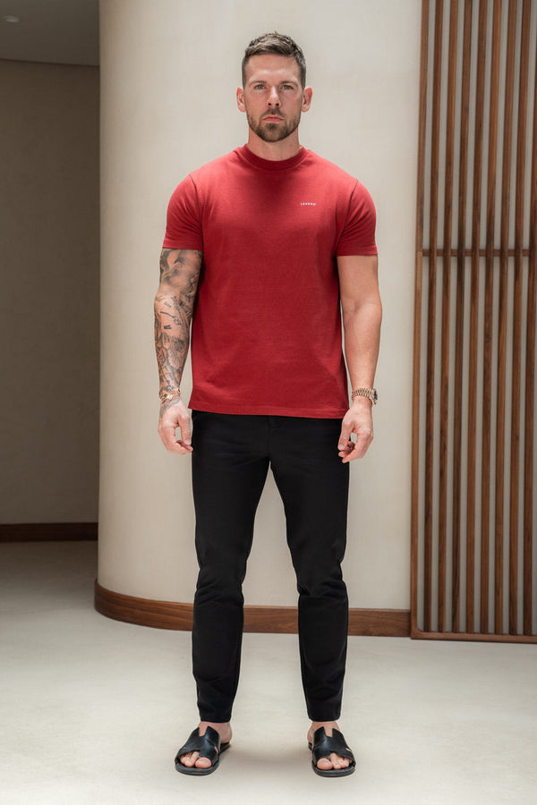 PREMIUM BASICS T-SHIRT - BURGUNDY