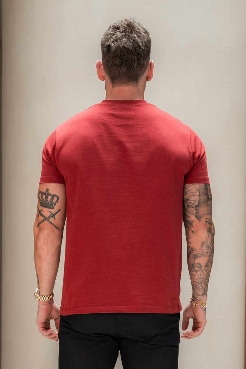 PREMIUM BASICS T-SHIRT - BURGUNDY