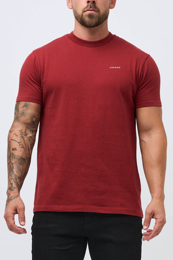 PREMIUM BASICS T-SHIRT - BURGUNDY