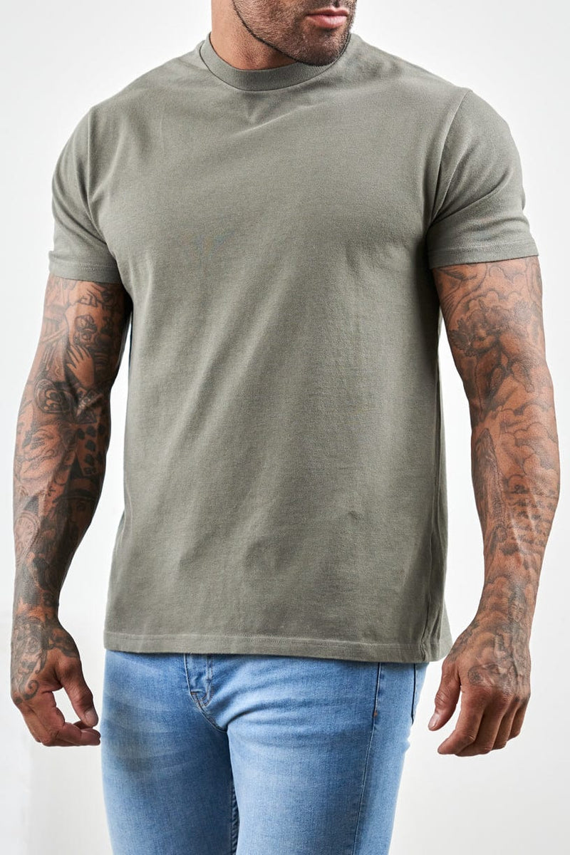 PREMIUM BASICS T-SHIRT (NO LOGO) - CHARCOAL GREY