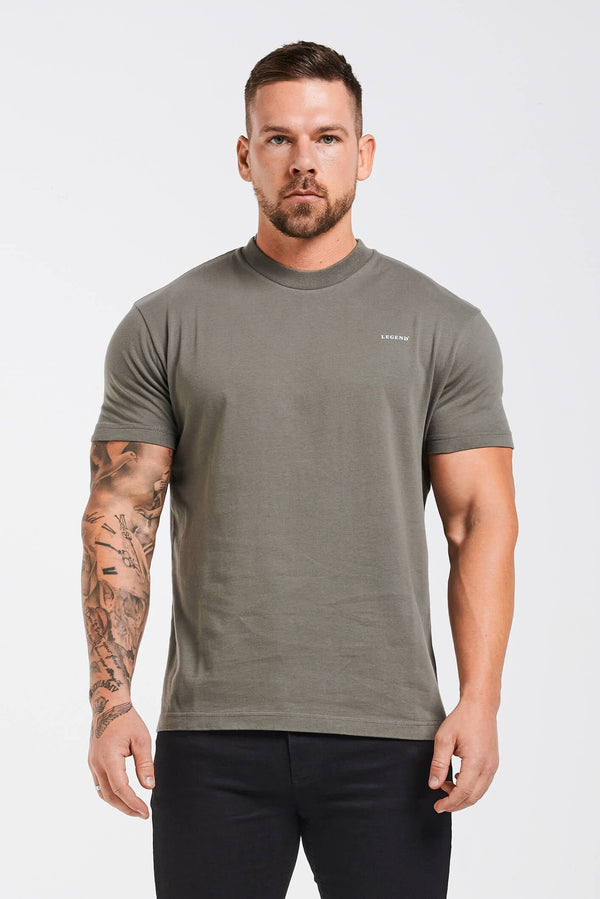 PREMIUM BASICS T-SHIRT (NO LOGO) - CHARCOAL GREY