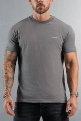 PREMIUM BASICS T-SHIRT - GUNMETAL GREY