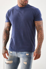 PREMIUM BASICS T-SHIRT (NO LOGO) - INDIGO NAVY