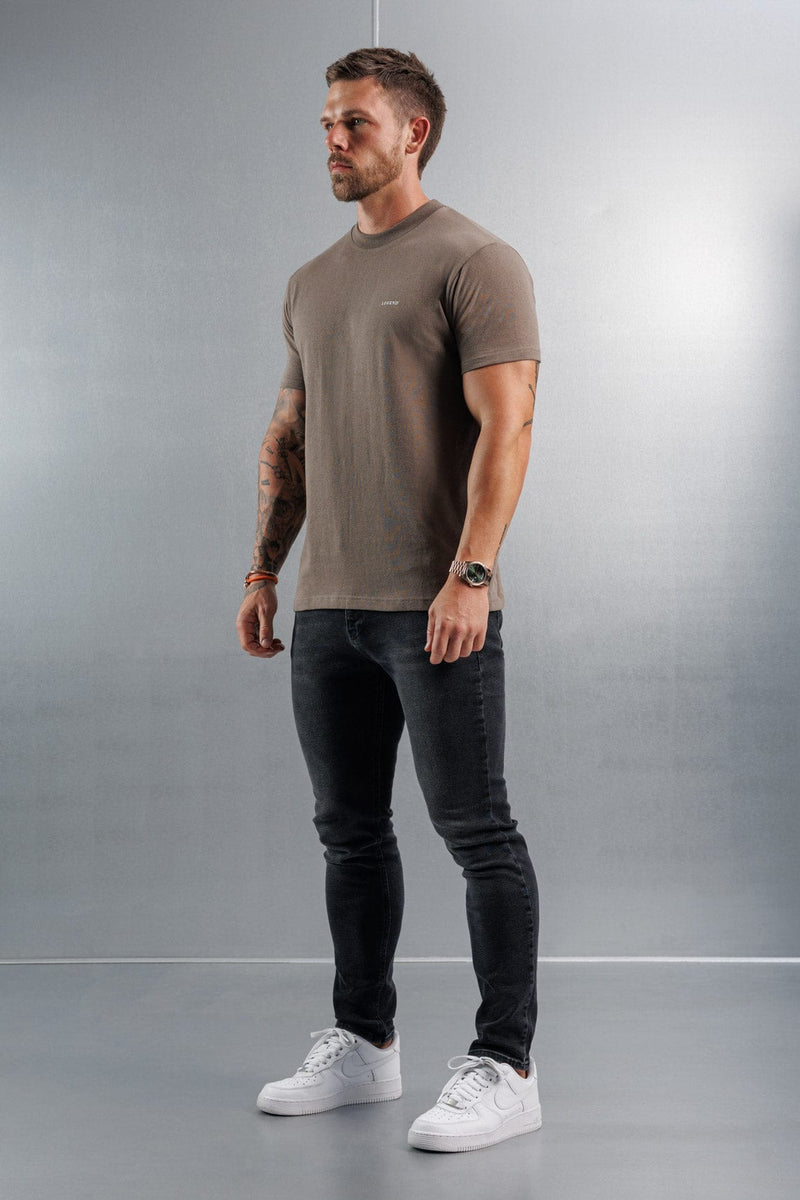 PREMIUM BASICS T-SHIRT - MOCHA
