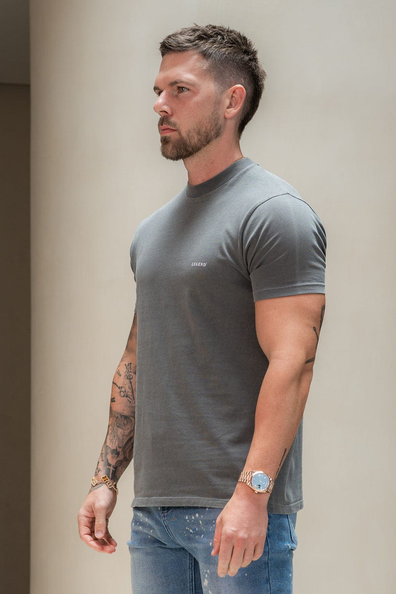 PREMIUM BASICS T-SHIRT - VINTAGE GREY