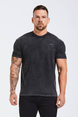 PREMIUM BASICS T-SHIRT - WASHED GREY