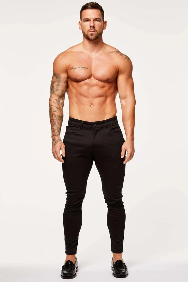 LUSTRE TROUSERS - BLACK