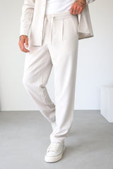 TWIN SET TROUSER - ECRU