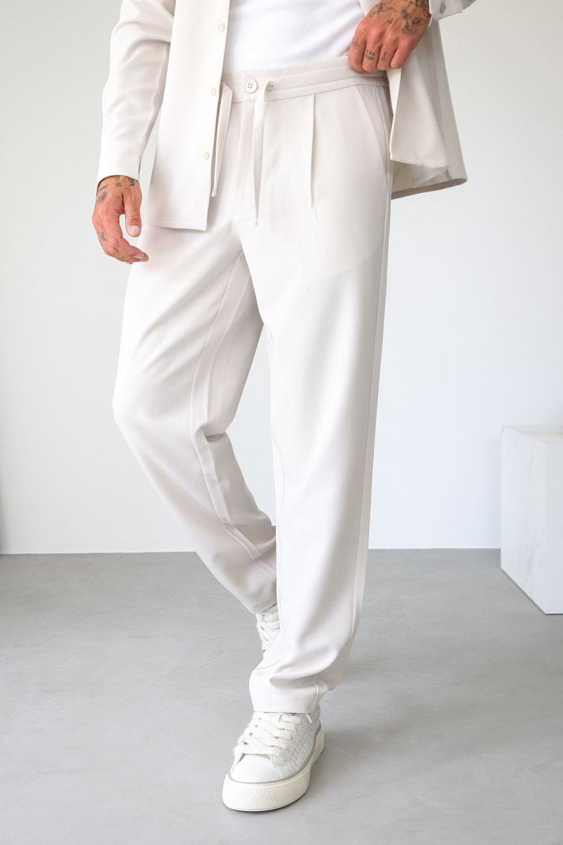 TWIN SET TROUSER - ECRU