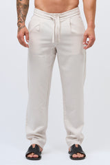 TWIN SET TROUSER - ECRU