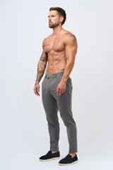 STRETCH WOVEN TROUSER - GREY
