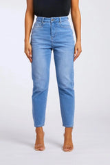 MOM JEANS - VINTAGE BLUE WASH