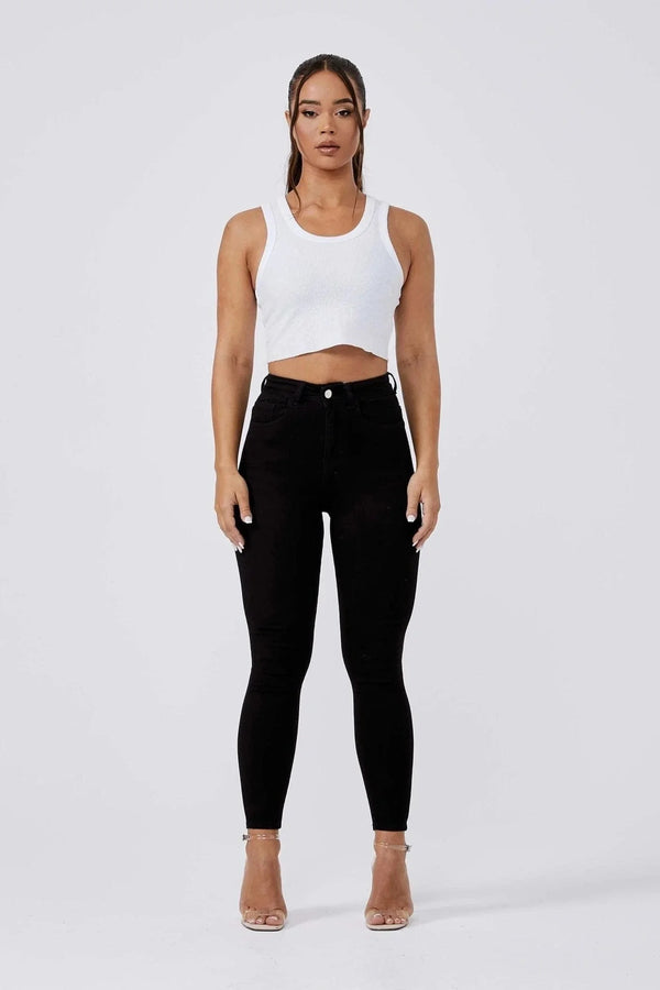 SKINNY JEANS - BLACK
