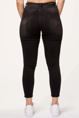 SKINNY JEANS - WASHED BLACK